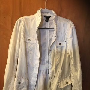WHBM Beautiful White Jacket Size 12